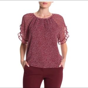 Madewell | Memento Short Sleeve Printed Top